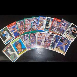 68 chicago cubs baseball cards